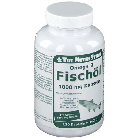 Omega 3 Fischöl 1000 mg Kapseln .